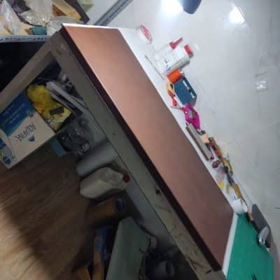 Lót bàn làm việc da bò thật - 2 lớp da, gập cạnh Lót bàn làm việc da bò 2 lớp da gập cạnh