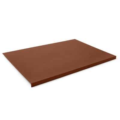 Lót bàn da bò độn phom 2 lớp da gấp cạnh