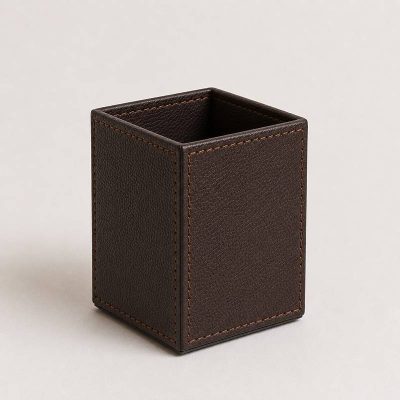Hộp đựng bút da bò thật cao cấp