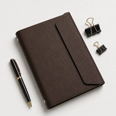 Sản xuất sổ tay da bò thật theo yêu cầu