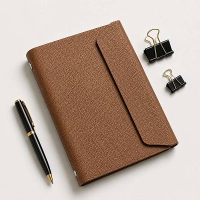 Sản xuất sổ tay da bò thật theo yêu cầu