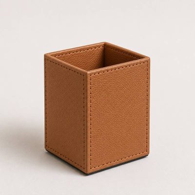 Hộp đựng bút da bò thật cao cấp