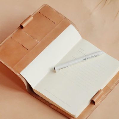 Sổ tay bìa da cao cấp da bò thật