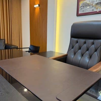 Tấm lót bàn làm việc da bò