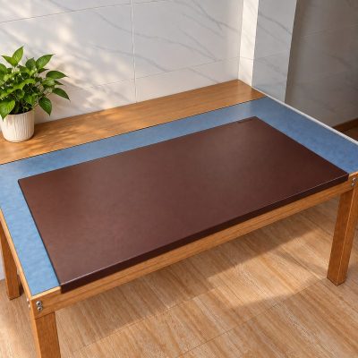 Tấm lót bàn làm việc da bò loại gấp cạnh